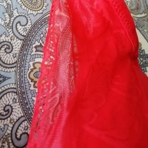 NWOT Molded Cup and Jeweled Center 36D Jacquard and Lace Bra - Picture 5 of 11